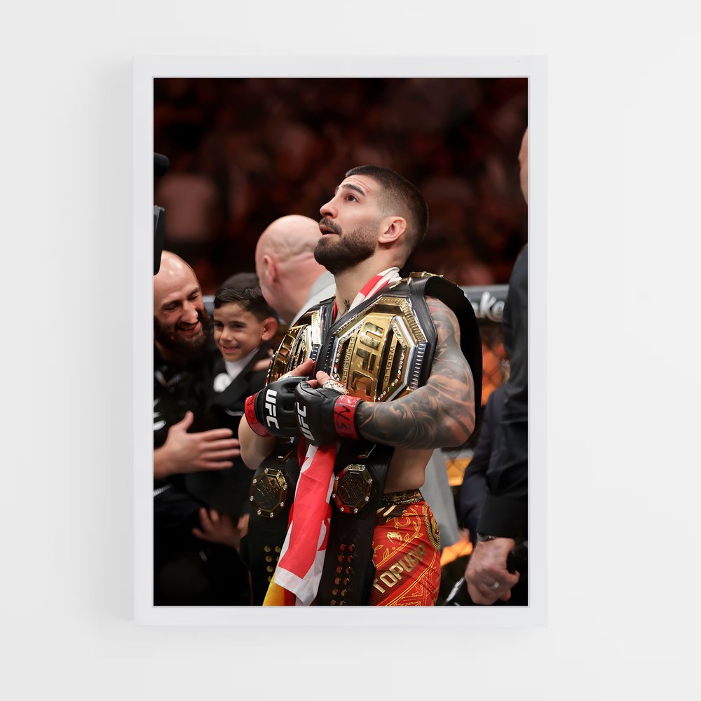 Poster Le Charisme d'Ilia – affiche MMA (vue 3)